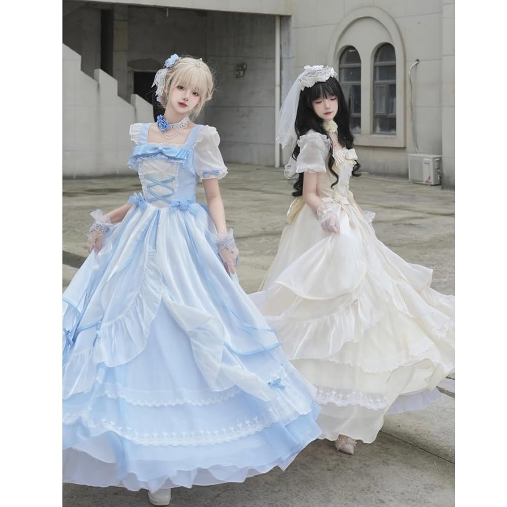 ロリータ ワンピース ドレス ウェディング 花嫁 白 ホワイト ピンク Ｍサイズ ロリータ ワンピース ドレス ウェディング 花嫁 白 ホワイト